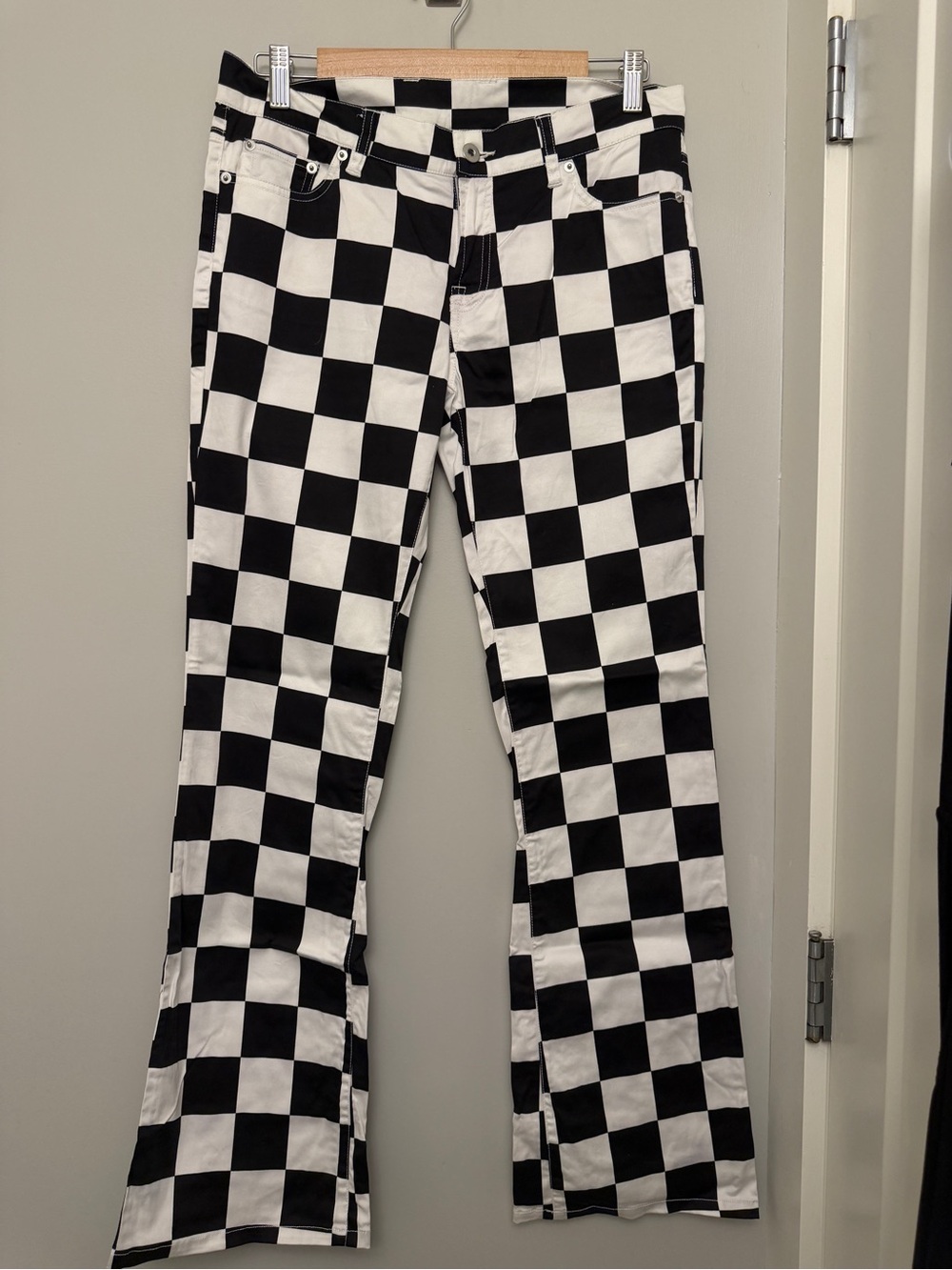 Loudmouth Brand Black and White Checkerboard Golf Pants